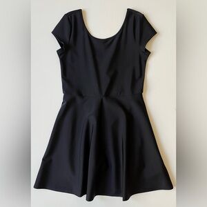 Polo Ralph Lauren Girls Black Performance Jersey Dress - Ballet 1 -Size M (8-10)